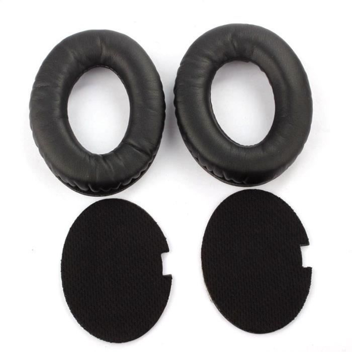 2 paires de coussinets d'oreille de remplacement pour Bose QuietComfort QC15 QC2 AE2 AE2I j1107