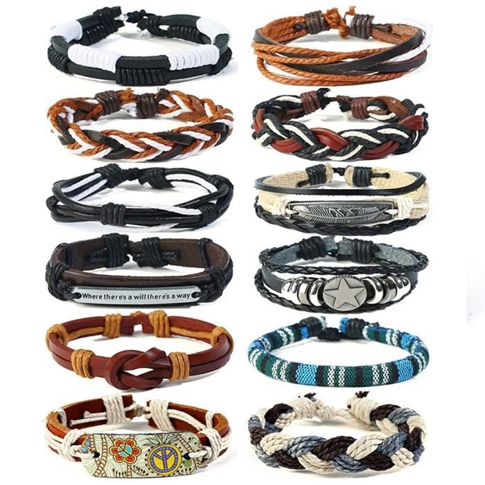 Chlikeyi Bracelet De Montre 10-22mm, Tissage Uni, Cuir