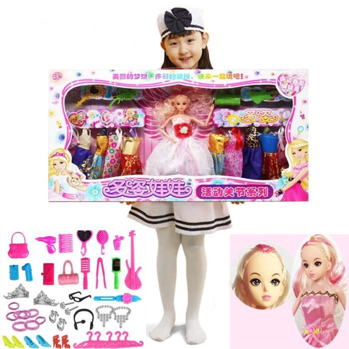 2 7 Ans Jouets Pour Filles Enfantine Rêveuse Princesse Poupée Fille Poupée  Habiller Ensemble Boîte Cadeau Danniversaire Cadeaux Heureux Pour Enfants  Du 1,51 €