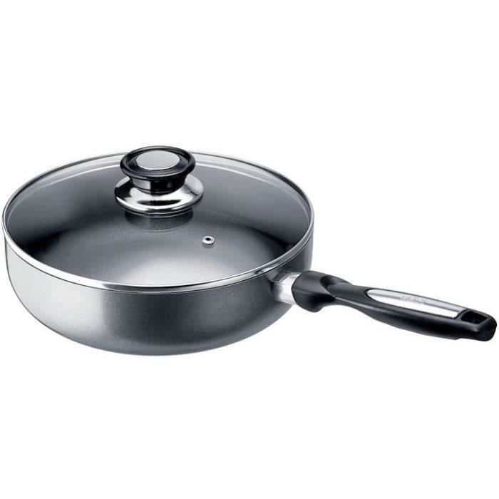 BEKA CLASSIC Sauteuse + couvercle Pro Induc - Ø24 cm - Aluminium