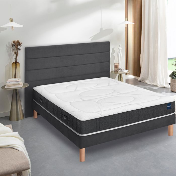 Ensemble sommier et matelas 160x200 cm mousse ferme Bultex Smart Repair Ensemble sommier et matelas 160x200 cm mousse ferme Bultex Smart Repair