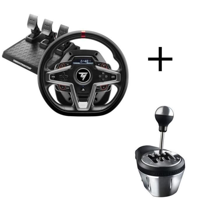 Thrustmaster T248, volant et Pédales de course + manette de vitesse de  volant de