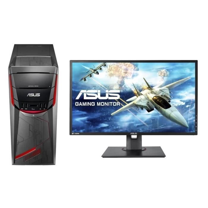 Asus Pc De Bureau G11cd K Fr029d I5 7400 Ram 8go 256 Go 1 To Gtx1060 6go Ecran Mg248qe 24 Fhd Tn 1ms 144hz Prix Pas Cher Cdiscount