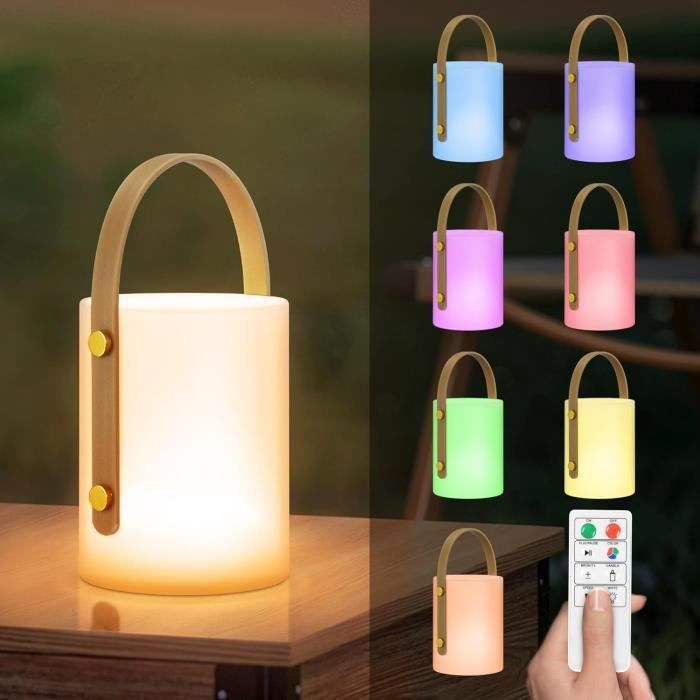 Lampe D'Extérieur Led Avec Télécommande À Intensité Variable Sans Fil 8