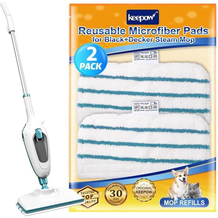 Lingettes pour Black et Decker Steam Mop Balai Nettoyeur Vapeur