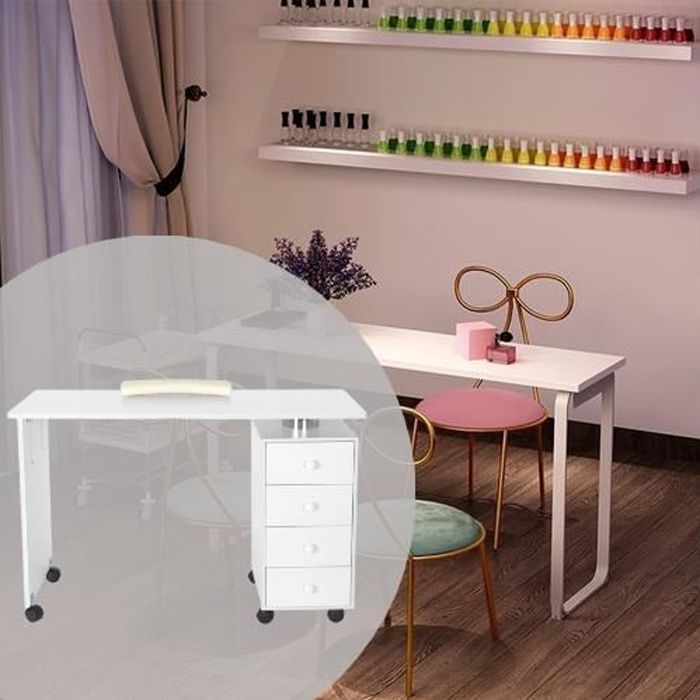 Table De Manucure En Marbre Pour Magasin De Manucure, Bureau De