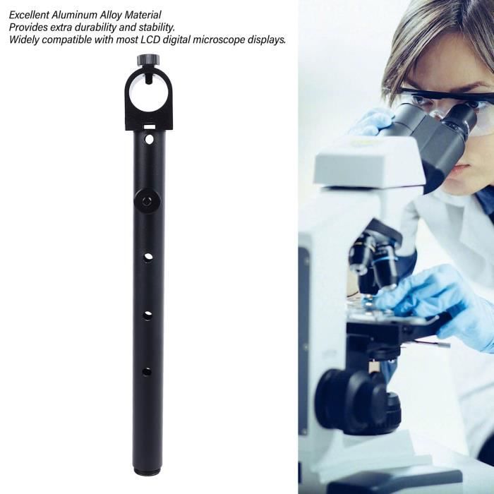 Support De Levage En Aluminium Pour Microscope Numérique - Réglable, Stable, Remplacement Facile