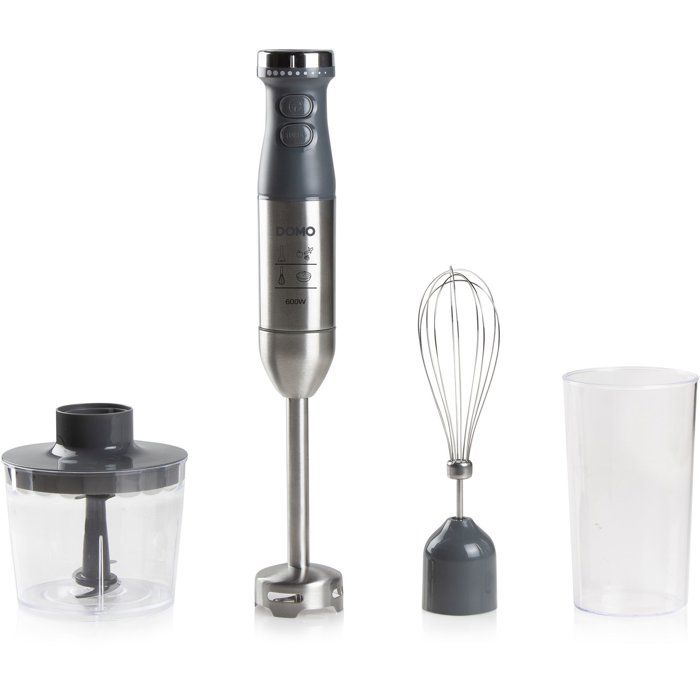Mixeur Plongeant DOMO DO9226M – 600 W, Acier Inoxydable, Vitesse Variable - vue 4