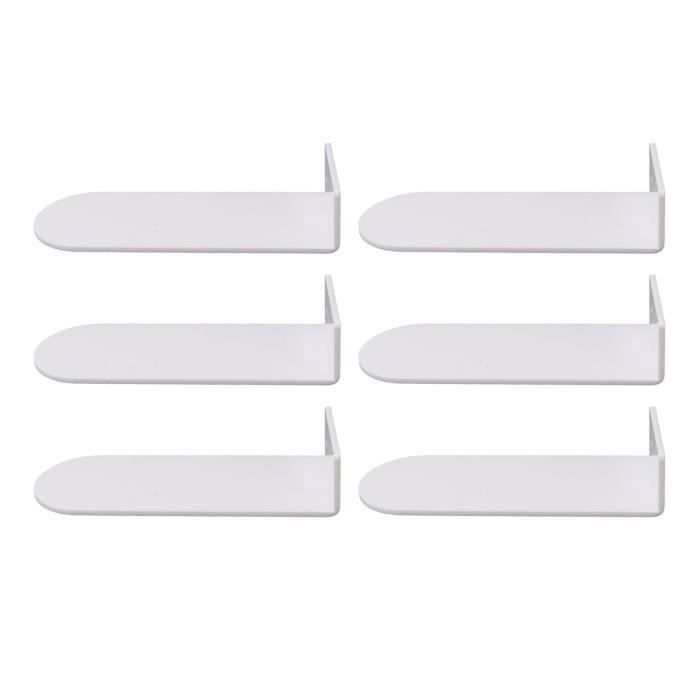 Présentoir À Chaussures Flottant Pour Montage Mural - Ensemble De 6 Étagères Acryliques