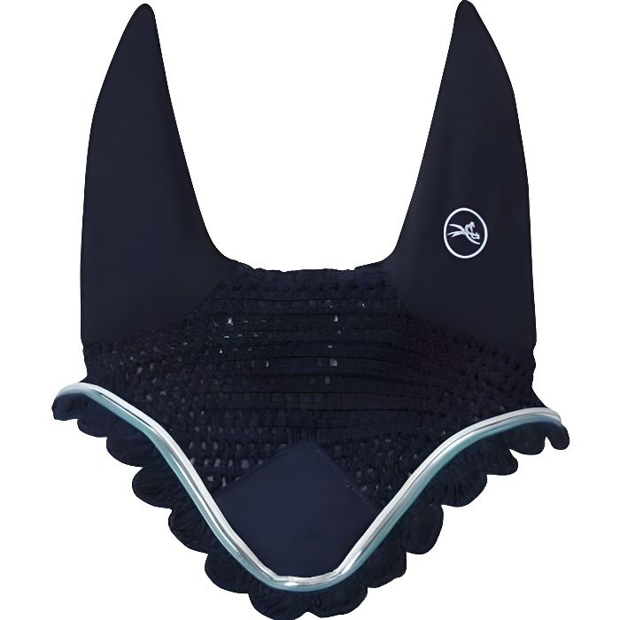 Masque Anti-mouche Pour Cheval – Polyester Respirant, Oreilles En Maille – Taille M, Bleu – Pour équitation, Protection Insectes
