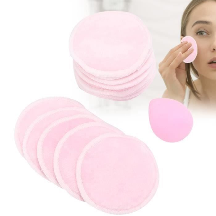 BraveTbest tampon de coton Tampons en tissu lavable Démaquillant