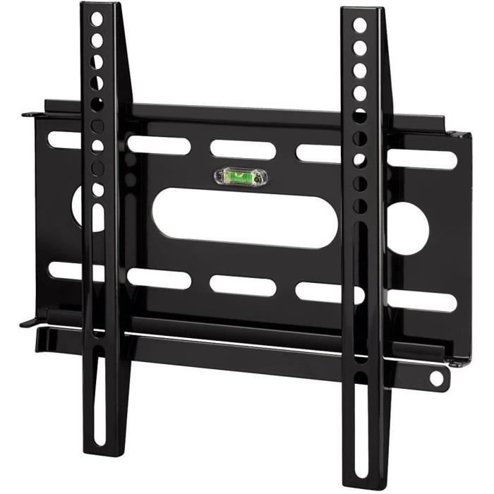 HAMA Support mural tv fixe ultraslim, 3 &eacute;toiles, 94 cm (37''), noir