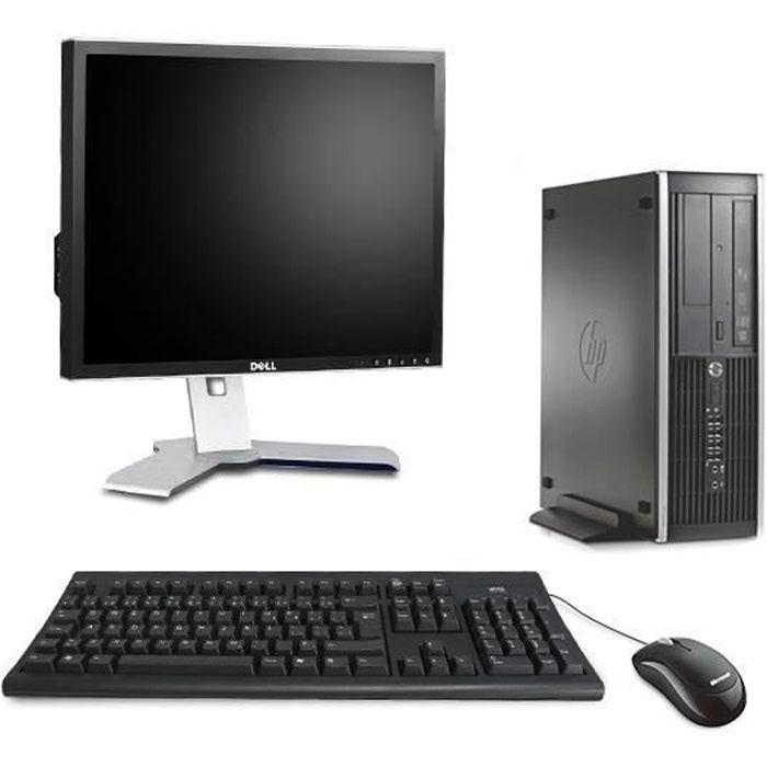 Pc de bureau HP 6200 – i3 – 8Go – 250Go HDD – W10 + Ecran 19