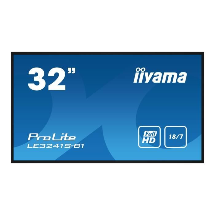 Écran LED - IIYAMA - ProLite LE3241S-B1 - 32 - Full HD 1920 x 1080 - IPS - 350 cd/m²