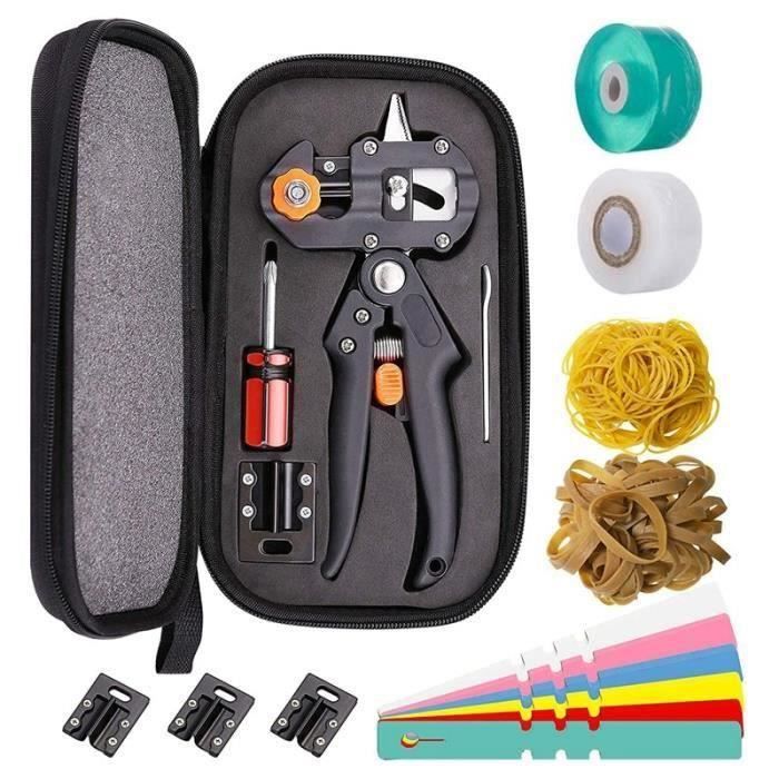 Betian-SécateurKit d'outils de greffage de jardin avec bandes de ...