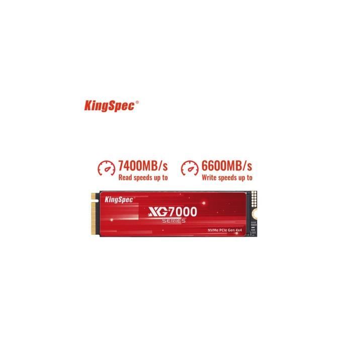 Disque SSD Interne KINGSPEC NE - 512 Go - M.2 Nvme - 2280 Disque SSD Interne KINGSPEC NE - 512 Go - M.2 Nvme - 2280
