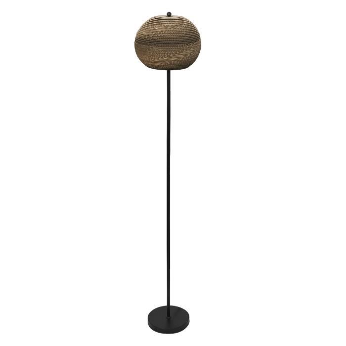 LEDVANCE Lampadaire Decor Cardboard Ball 160 cm - Abat-jour carton recyclé E27