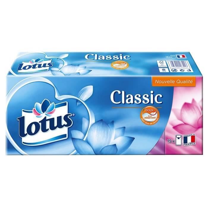 Lotus Sensitive - 240 Mouchoirs 4 épaisseurs Pour Un Confort Absolu