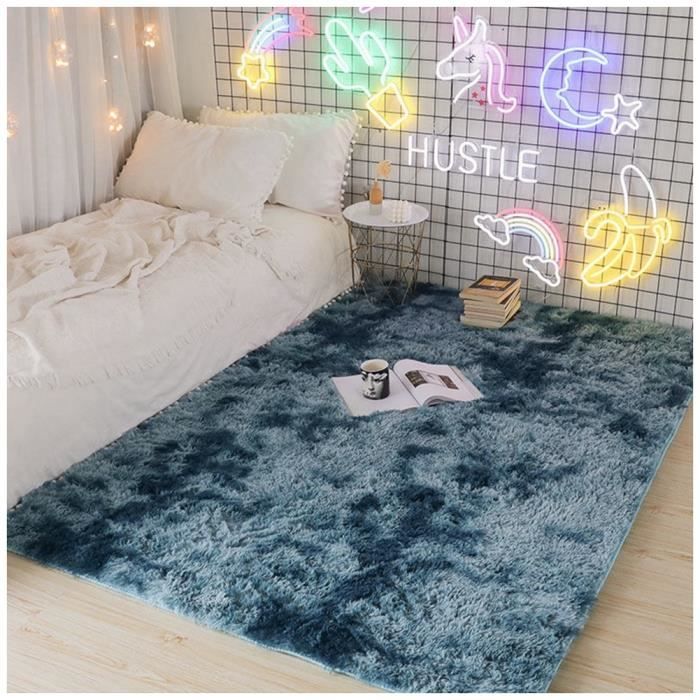 Tapis Rond à Poils Longs Moelleux - Moderne, Antidérapant, Pour Salon Ou Chambre (gris, 260 Cm)