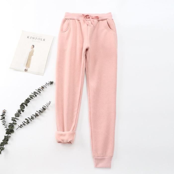 Pantalon Jogging Femme Rose