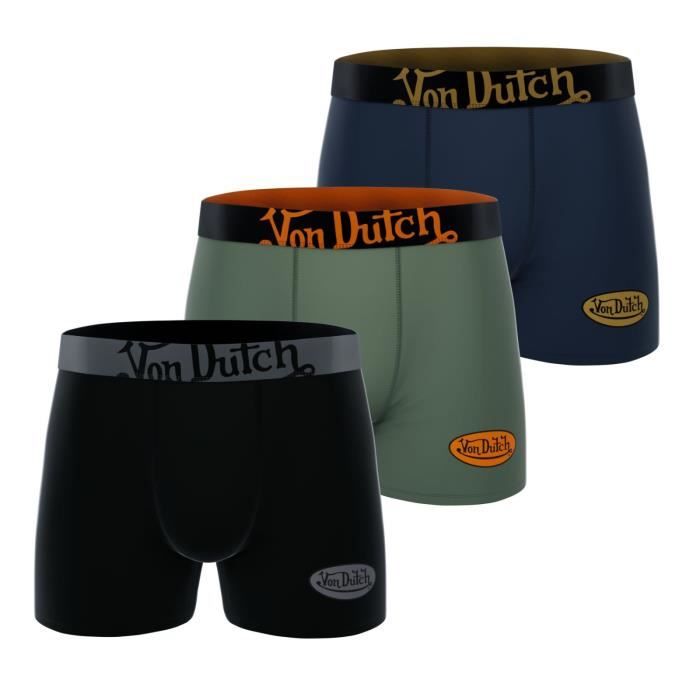 Boxer Homme VON DUTCH Lot de Confortable Respirant
