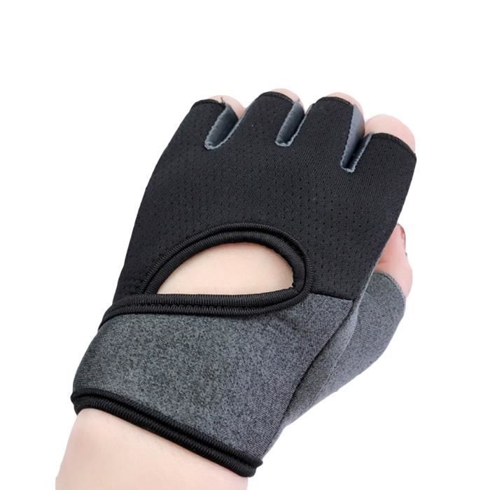 Demi Doigt Cyclisme Gants De Conduite Bus fauteuil roulant Mitaines Anti Slip Grip!