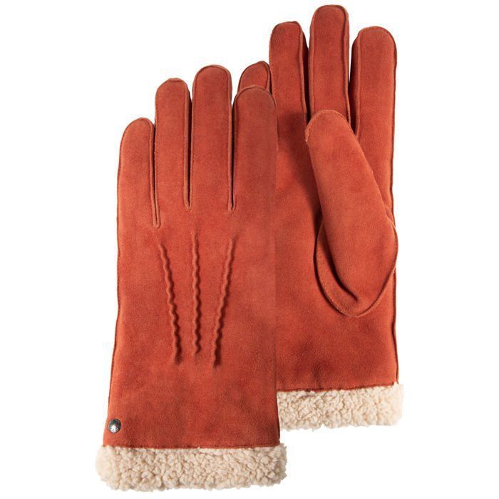 Isotoner Gants mandarine femme Mandarine Cdiscount Pr t Porter