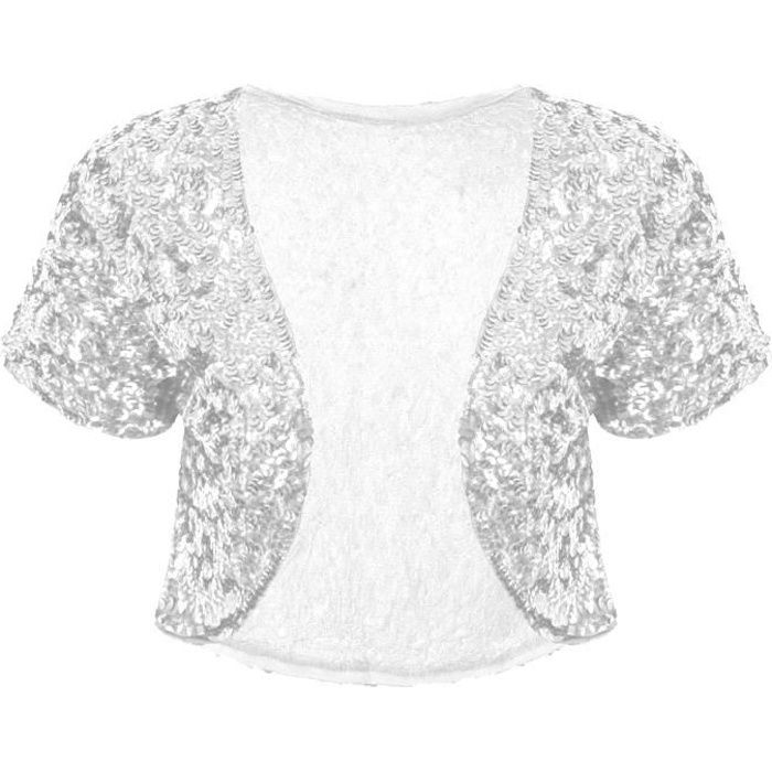 Bolero clearance argenté mariage
