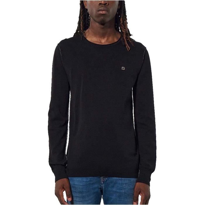 Pull Homme Coton Biologique Noir