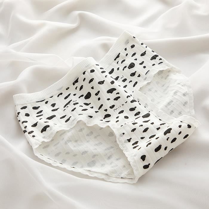 Slip Femme Humour Imprimé Chat 3D Blanc - Taille Unique 36-42 - Modal - Neuf Sans étiquette