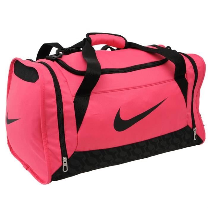 sac de sport nike rose et noir jordan