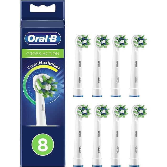 Pack De 8 Brossettes De Rechange Compatibles Avec Oral-B (brosses à Dents électriques) - Neuf Sous Blister
