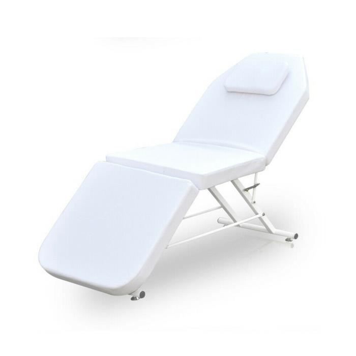 table de massage blanche, lit de beauté, salon, bar pliant, chaise de massage, table de massage