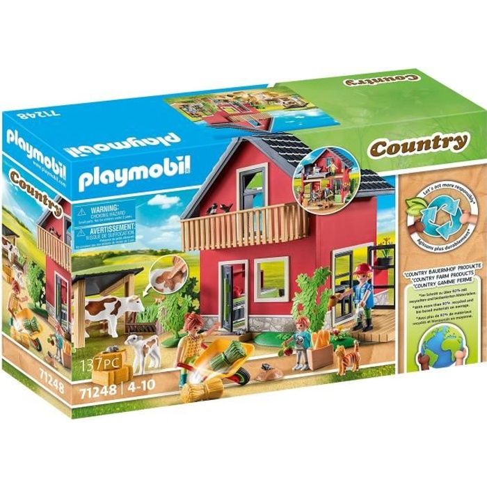 PLAYMOBIL - 6765 - Arche de Noé transportable - Jaune - Plastique - Enfant  - Mixte - Cdiscount Jeux - Jouets