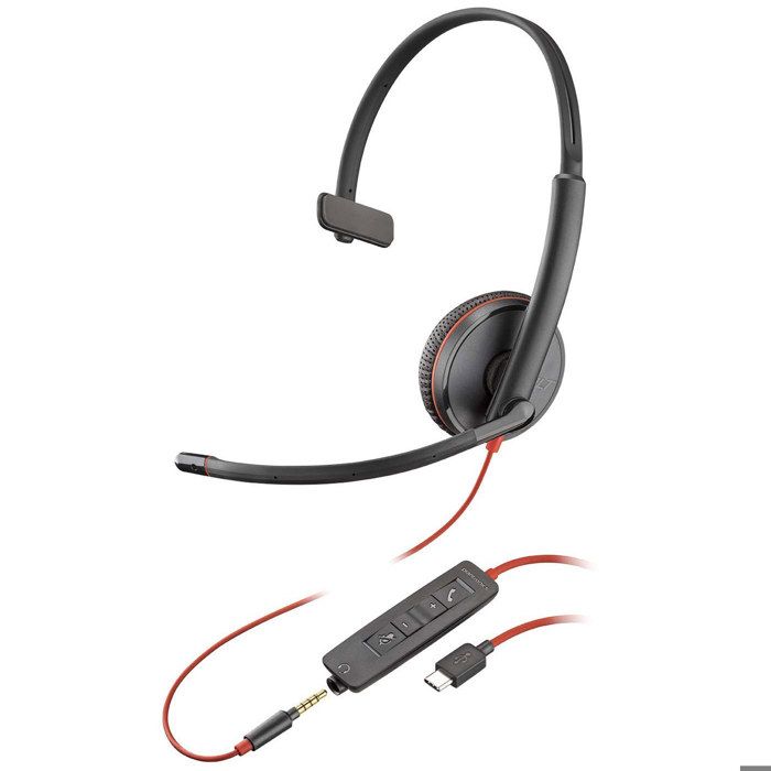 POLY Micro casque monaural Blackwire C3215 + étui de transport lot Neuf - vue 2