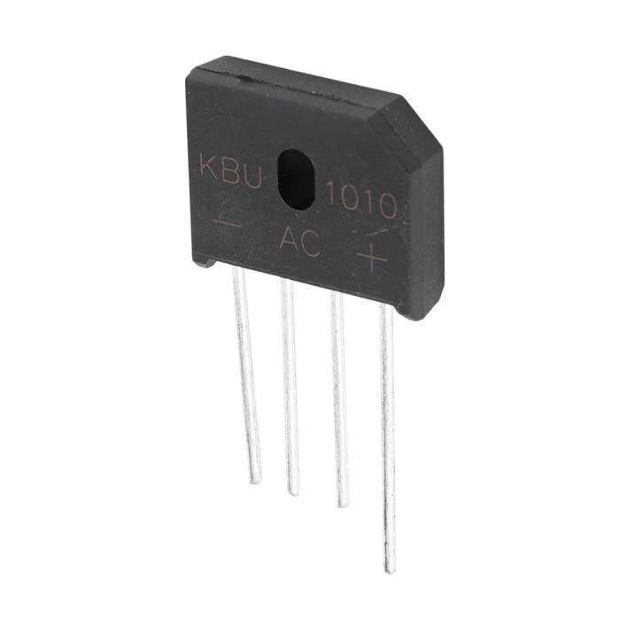 Lot De 4 Ponts Redresseurs KBU810G 8A 1000V HY Electronic - RoHS - Pour électronique