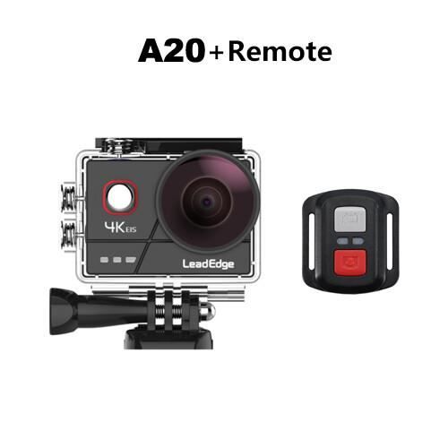 LeadEdge Caméra Sport 4K30FPS 1080P60FPS 20MP EIS Stabilisateur