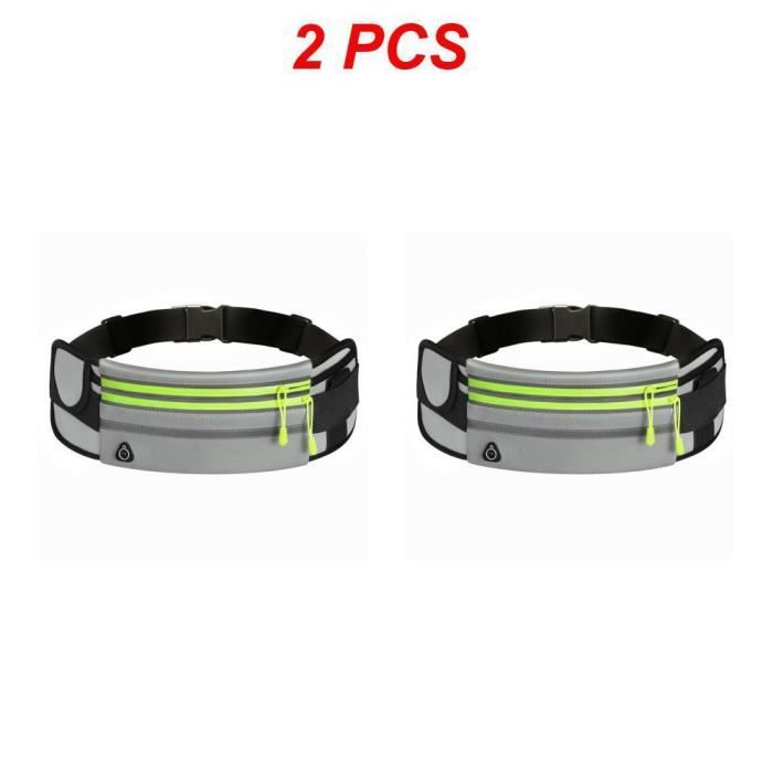 Ceinture De Course Fine - Sac Banane Ultra Léger - Pour Femme Et Homme, Noir, Moderne[J280] Noir