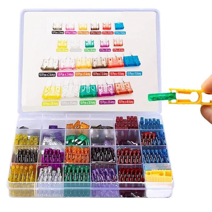Coffret De 120 Fusibles Auto Richmann - 5A à 30A, Pour Voiture - Neuf Sous Blister