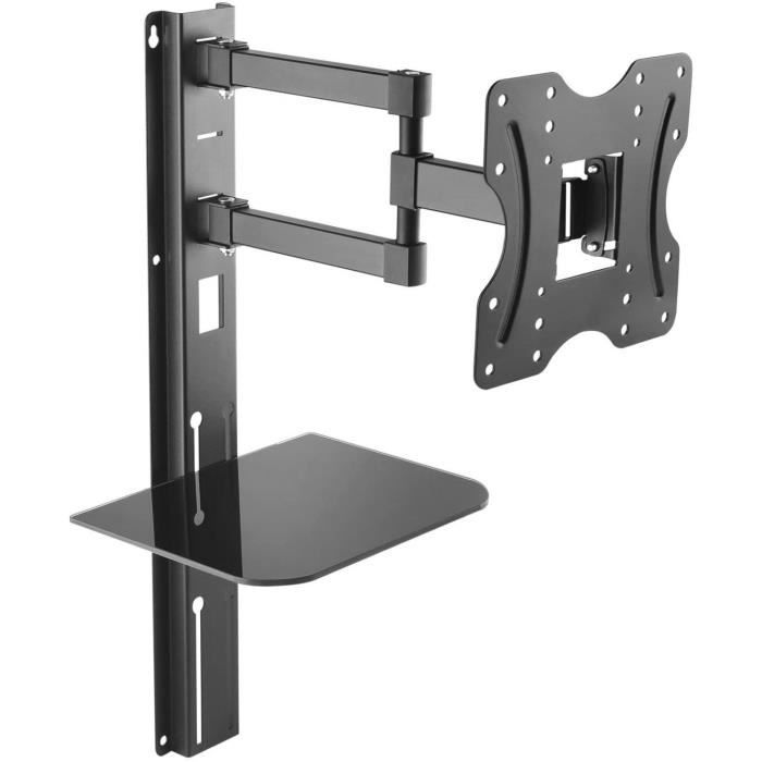 MC771 Support Mural avec étagère 23"42" VESA 200x200 Support LCD TV