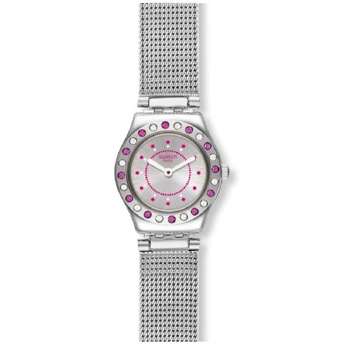 Montre Swatch LL119 Core Clearsky pour femme à cadran blanc