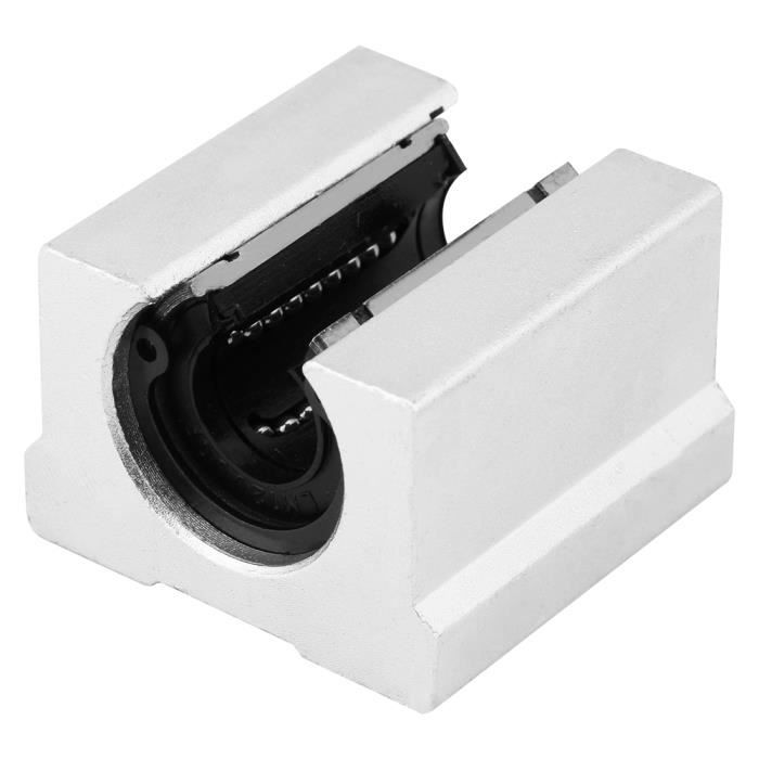 2 Blocs Linéaires SBR20UU - Roulement à Billes En Alliage Aluminium