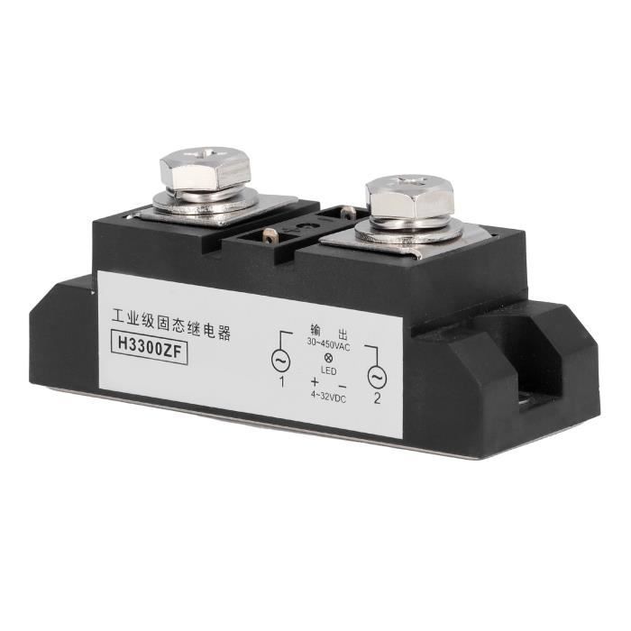 Tbest Industrial Solid State Relay, 300A Industrial SSR Aluminum Base