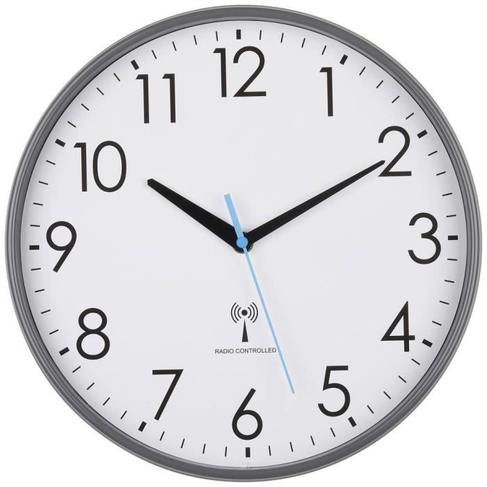 Horloge Radio-Pilotée Techno Line WT3005 - Affichage Date Et Température - IP24 Pour Salle De Bain