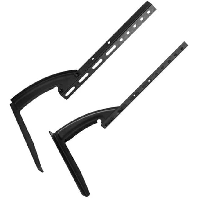 Pieds De Socle TV Universels Pour 32 à 55 Pouces - Remplacement Base Meuble TV Stable Jusqu'à 45kg - Noir