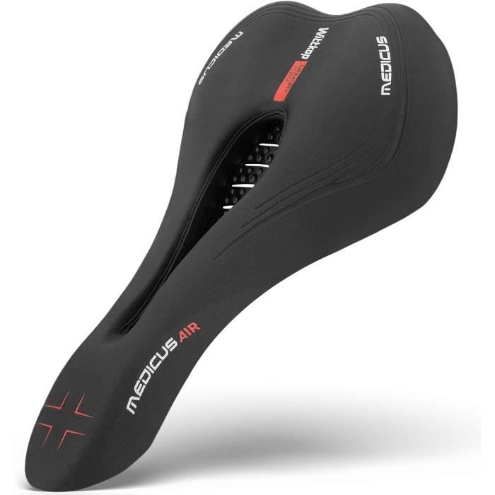Selle De Vélo Large Et étanche – Universelle, Double E, Noir, 52x21cm, PU