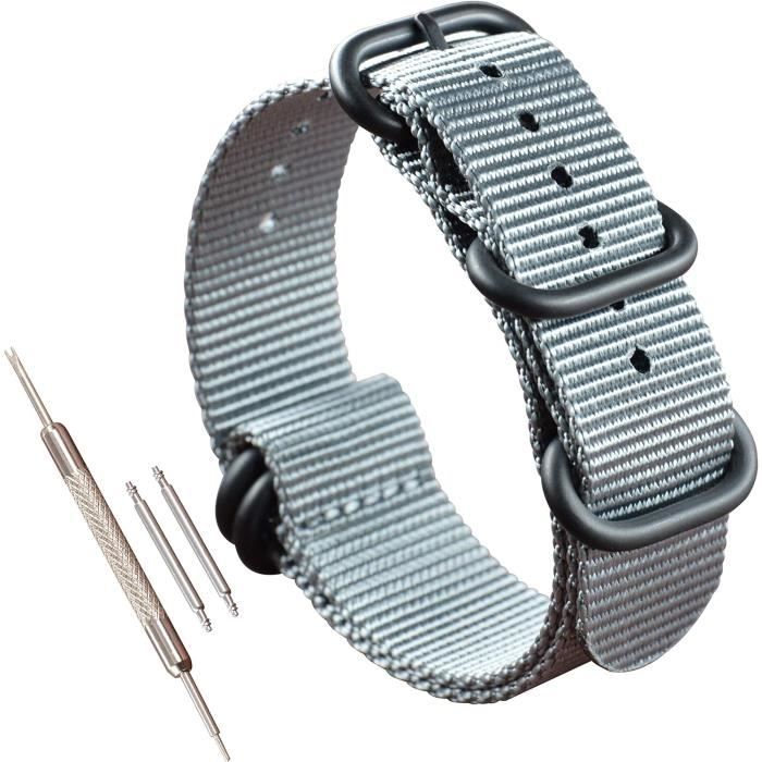 Bracelet Nylon Compatible SUUNTO RACE 49mm - Boucle Réglable Respirant Pour Sport | Boucle Sportive Homme Femme