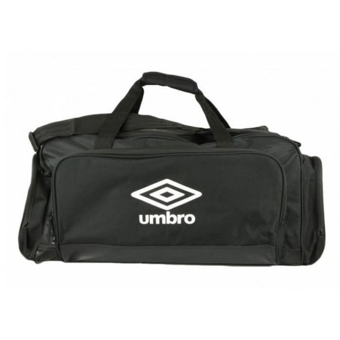 Sac de sport roulettes noir officiel Umbro AS Saint Brice