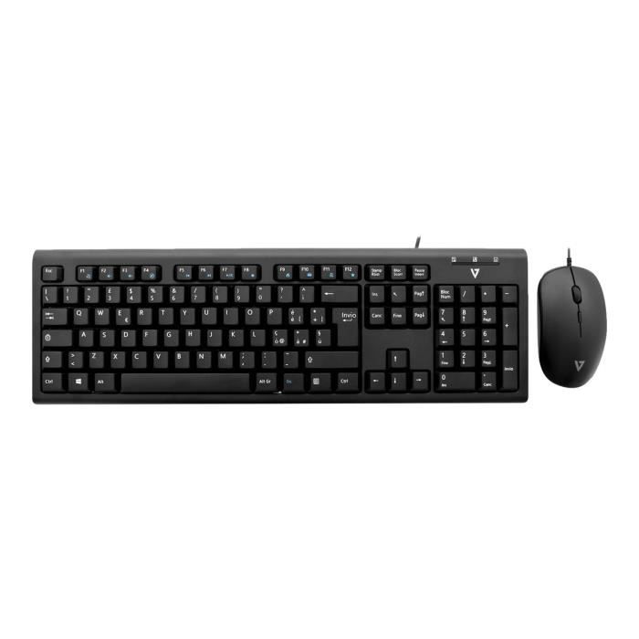 V7 Ensemble clavier filaire USB et avec adaptateur PS2 – Fr Neuf - vue 4