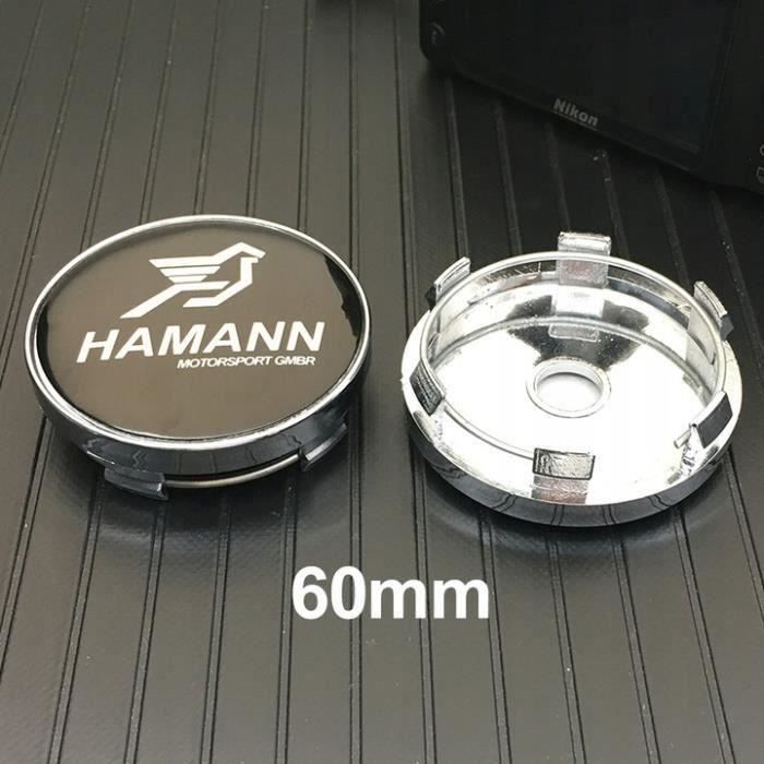 Set De 4 Capuchons Centraux De Roue Hamann Pour HM2, PG2, PG3 - Brossé/Transparent